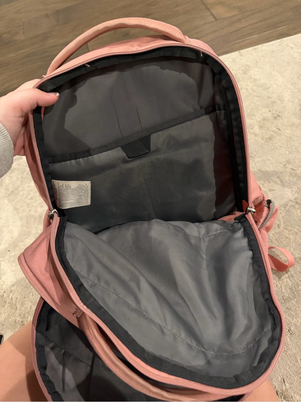 The North Face Rose Pink Daypack with Front Bungee - Picture 5 of 7
